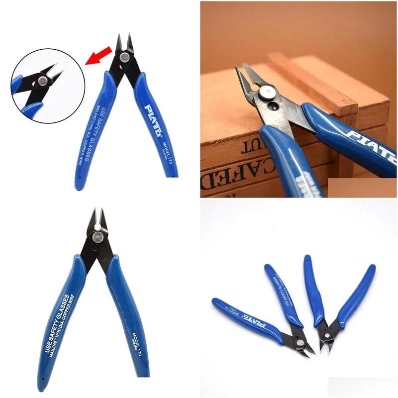 Pliers Hand Tool Wire Cutter Plier Set Cutting Side Snips Flush Pliers 45 Steel Usef Scissors Industry Repair Dh23584246485 Drop Deliv Dhcam