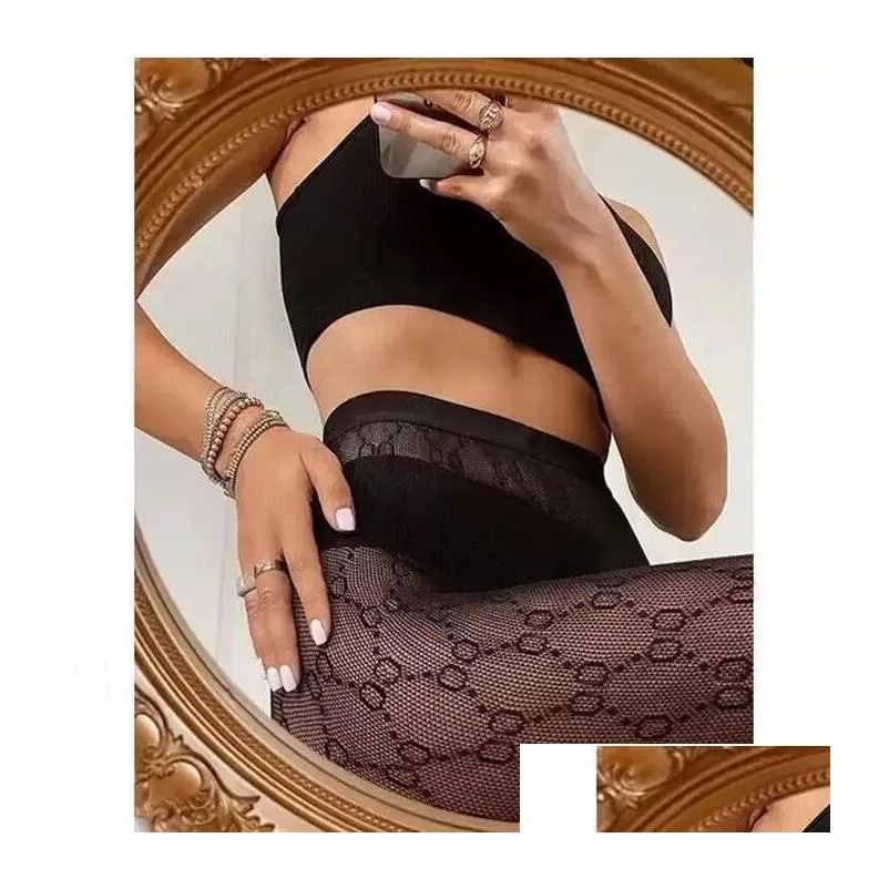 home textile women clothing sexy panties designer stockings dresses for woman fashion letters tights ff letters net stocking ladies wedding