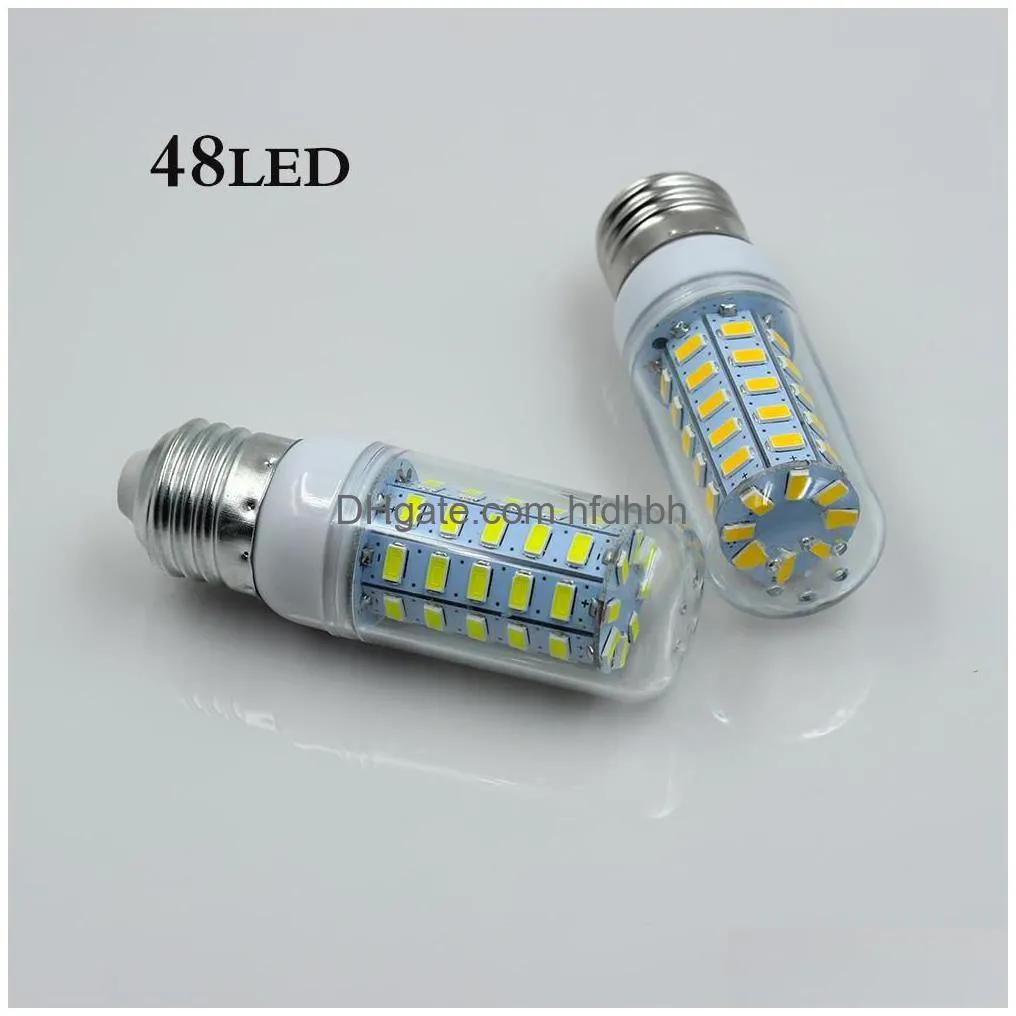 smd5730 e27 gu10 b22 e12 e14 g9 led bulbs 7w 9w 12w 15w 18w 110v 220v 360 angle led bulb led corn light