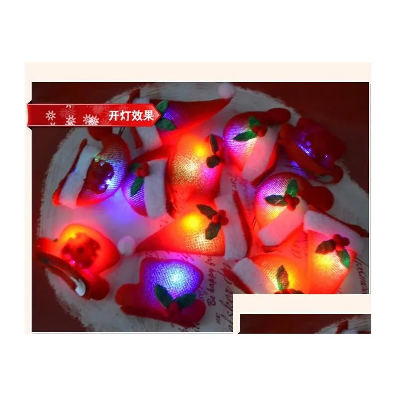 Christmas Decorations Christmas Hair Clip Led Navidad Party Supplies Hairpin Decorations With Drop Delivery Home Garden Festive Party Dhbrh