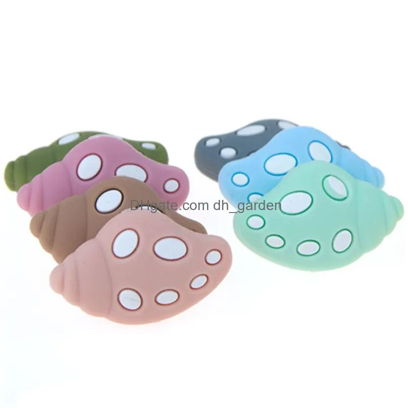 Other Sea Snail Sile Teether Teething Beads Bpa Baby Chewing Toy Nursing Product Diy Infant Chewelry Accessories Drop Delive Dhgarden Dh7El