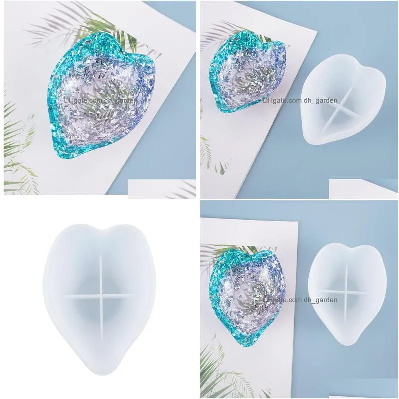 Molds Resin Sile Molds Leaves Dish Tray Epoxy Casting For Diy Crafts Jewelry Storage Plate Mold Drop Delivery Jewelry Jewelr Dhgarden Dhzu3