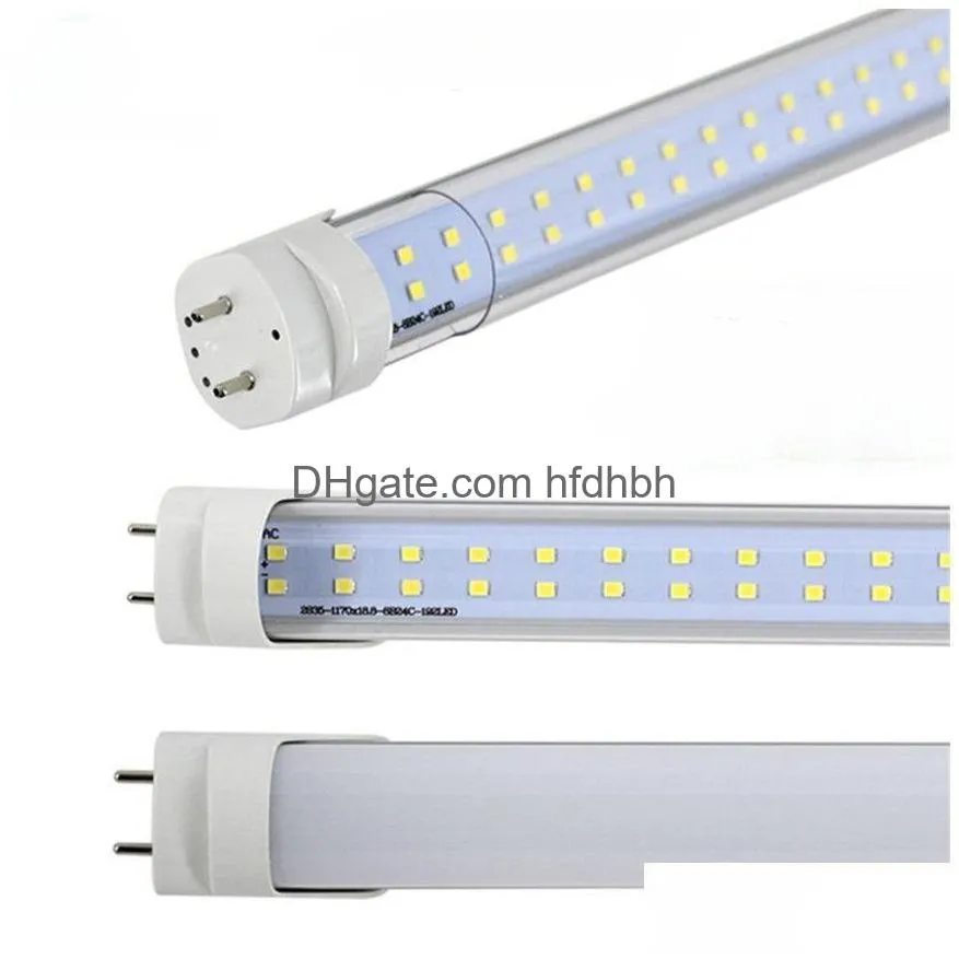 us stock 4ft led tubes light 22w 28w warm white cold white t8 leds lights super bright ac85-265v fluorescent bulb replacement for shop garage