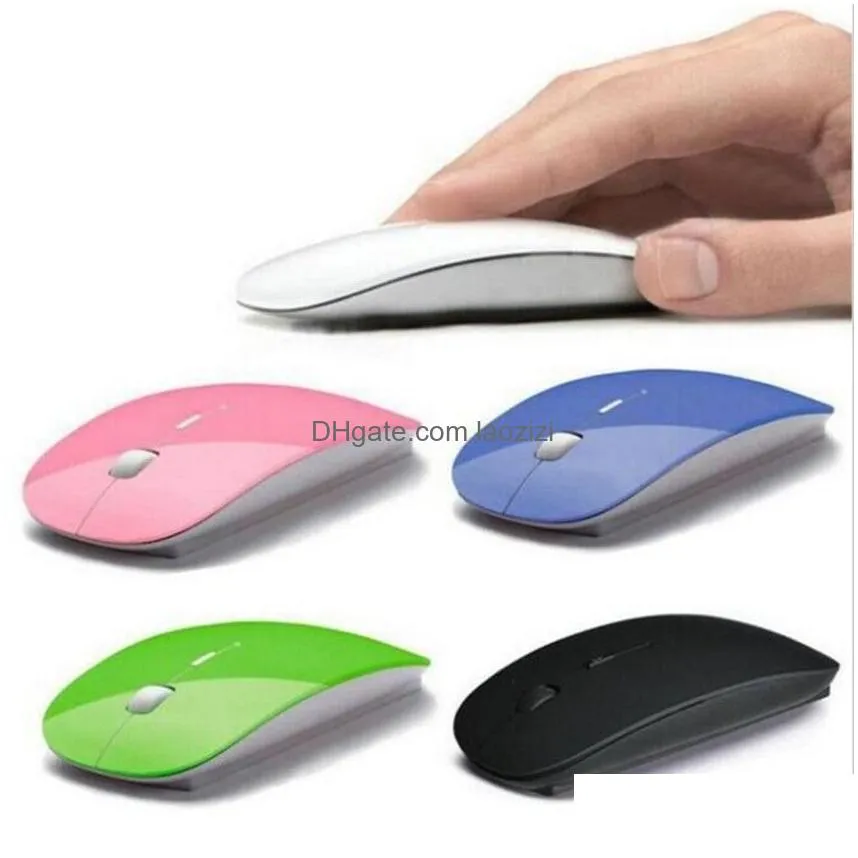 2.4g wireless mouse optical usb receiver 1200dpi 3d bluetooth mice for laptops pc computer desktop universal at home office