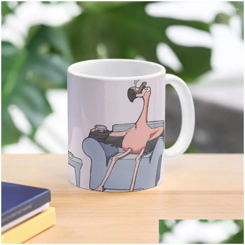 Mugs Boston Legal Flamingos Coffee Mug Cup Set Thermal