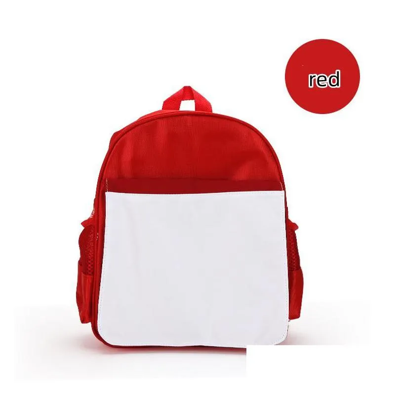 sublimation backpack kindergarten kid toddler school backpacks for girls boys adjustable strap design schoolbag wholesale 1025