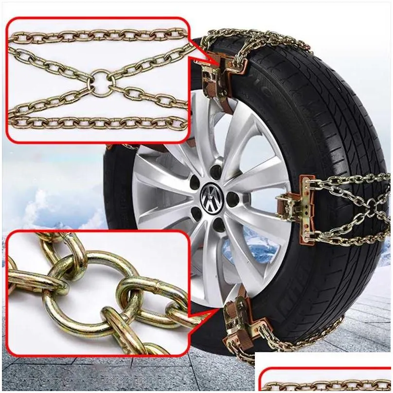 Travel & Roadway Product Car Truck SUV Snow Chain Emergency Winter General High Quality Wholesale Wheel Tire Fast Delivery CSVTravel