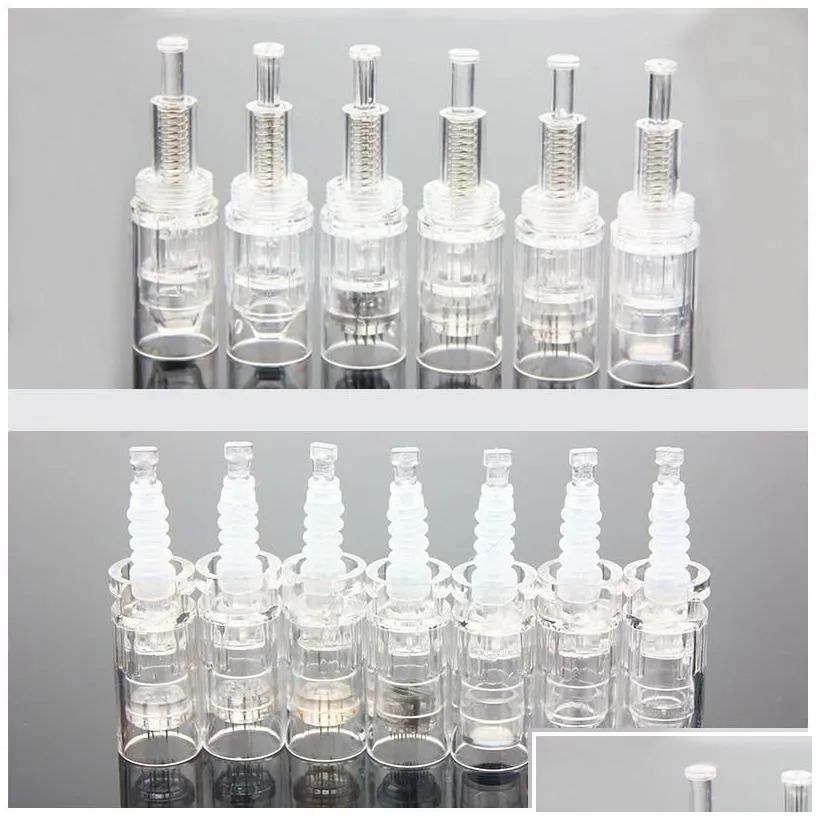 Beauty Microneedle Roller Microneedling 9/12/36/42/Round Nano Pins Needle Cartridge For Mym Derma Pen Bayonet Screw Port Micro Dr. Dro