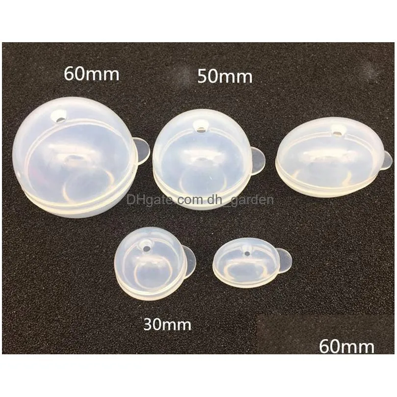 Molds Translucent Sile Molds For Jewelry Diy Egg Quail Sphere Shape Mods Uv Resin Epoxy Pendant Craft Making Tool Drop Deliv Dhgarden Dh3R7