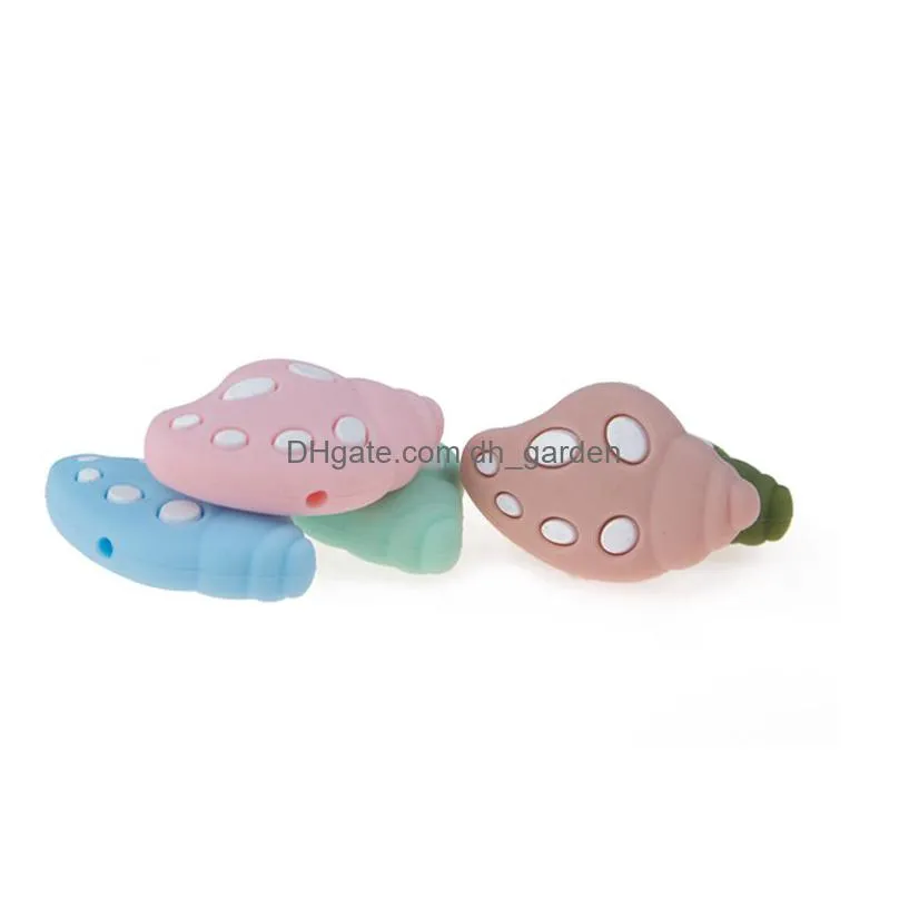 Other Sea Snail Sile Teether Teething Beads Bpa Baby Chewing Toy Nursing Product Diy Infant Chewelry Accessories Drop Delive Dhgarden Dh7El