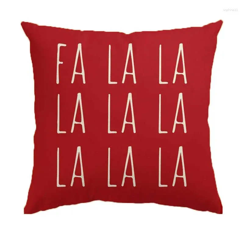 Cushion/Decorative Pillow Pillow Red Christmas Pillows Soft Ers For Living Room Sofa Couch Throw Decorative Pillowcase Bed Warm Color Dhpth