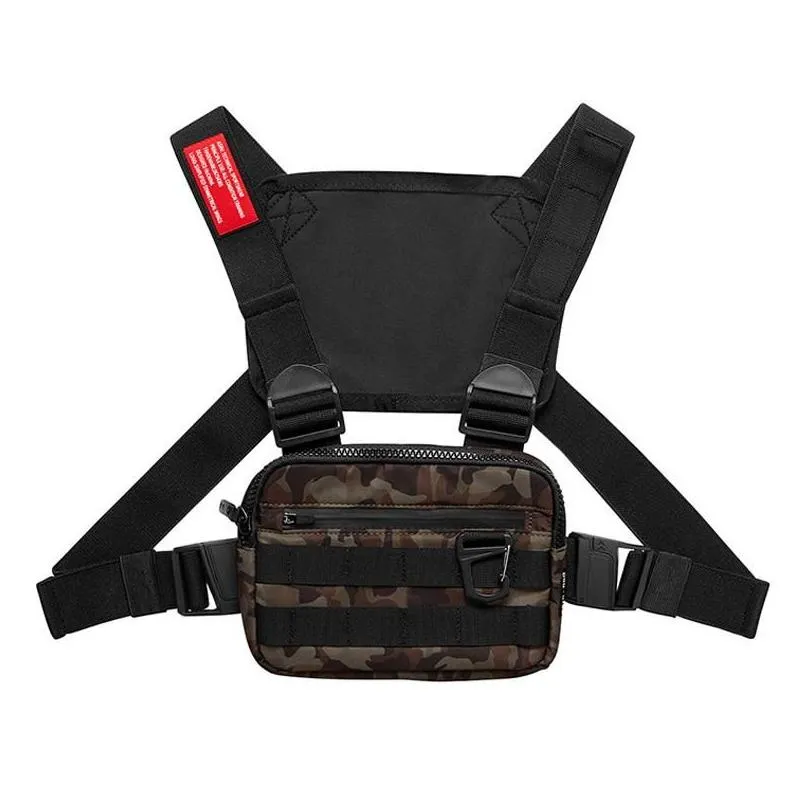 Mini Chest Bags Men Tactical Vest Reflective Safety Cycling Hiking Backpack Multi-function Travel Pocket Phone Waist Pack1