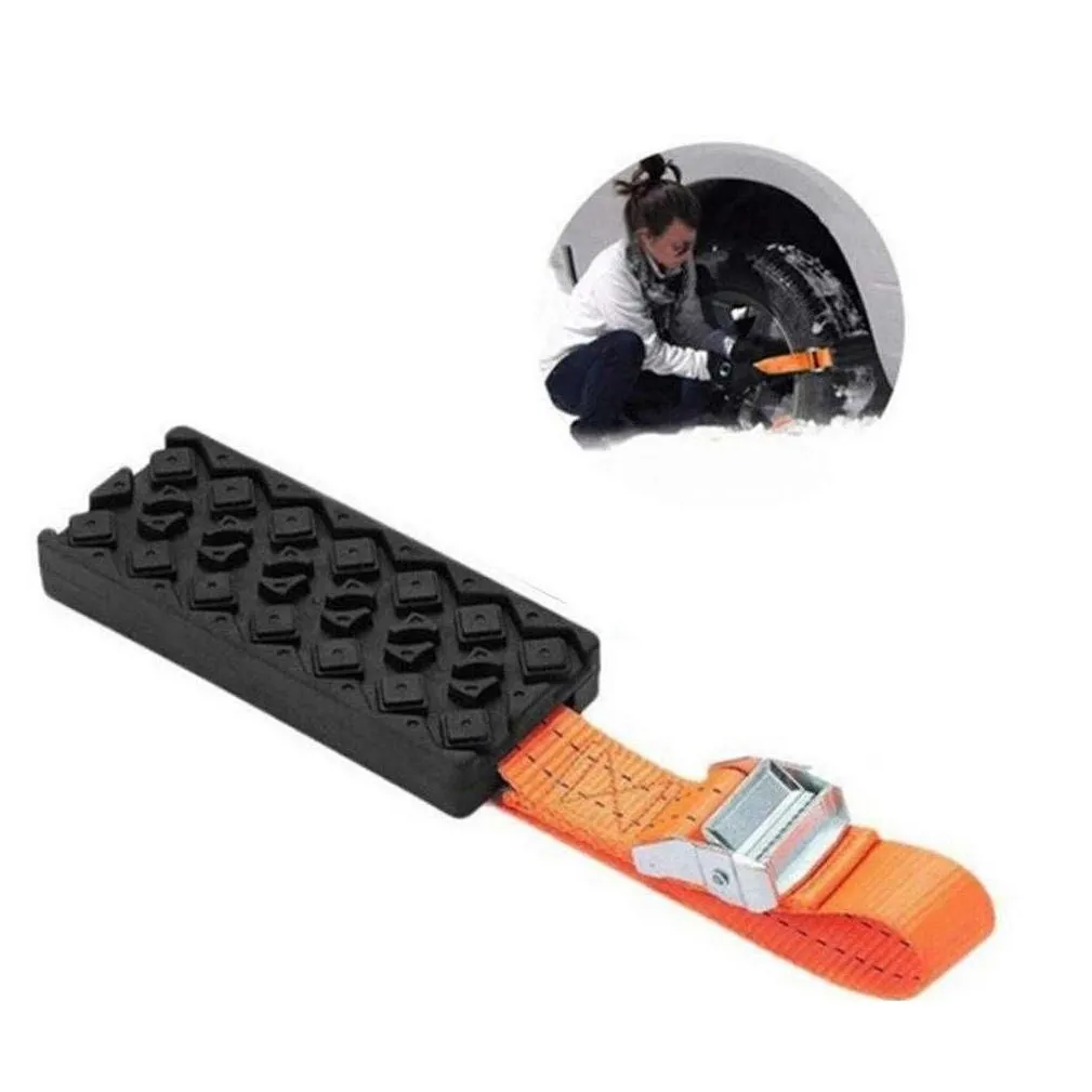 Travel Roadway Product 2pcs Car Mud Board Sand Emergency Chain Off-road Escape Rescue Tool Auto Parts 1216
