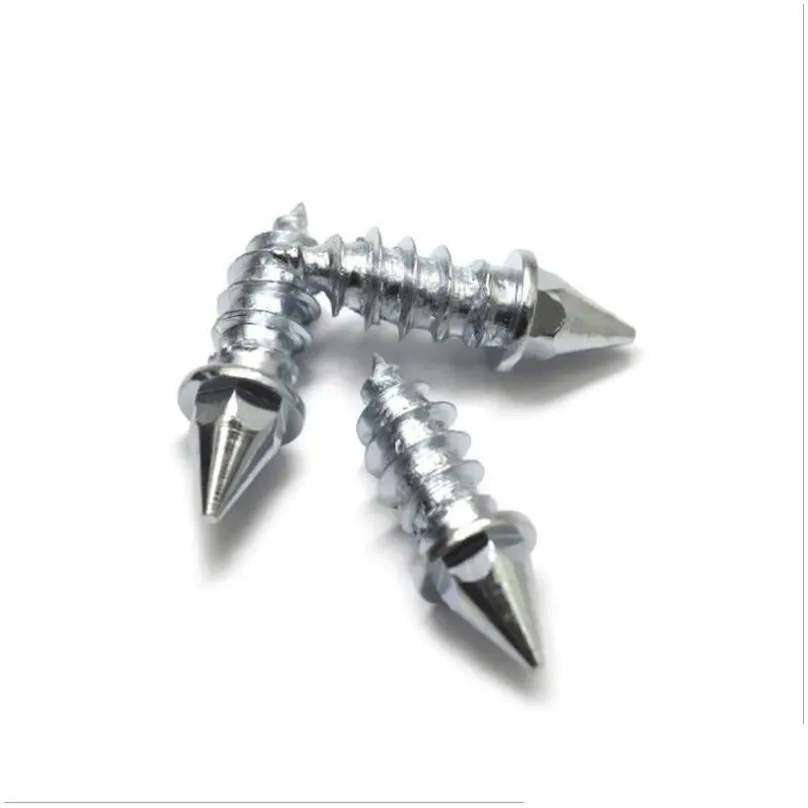 Travel & Roadway Product 100Pcs Car Winter Snow Anti-skid Bolt Steel Wheel Tire Nail Motorcycle Off-road Vehicle ATV ChainTravel