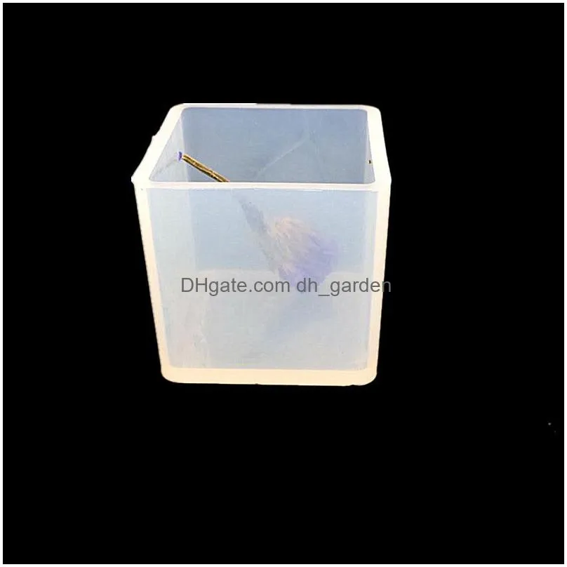 Molds Square Cube Sile Resin Molds For Polymer Clay Crafting Epoxy Jewelry Making Tools 5 Size Drop Delivery Jewelry Jewelry Dhgarden Dhu4V