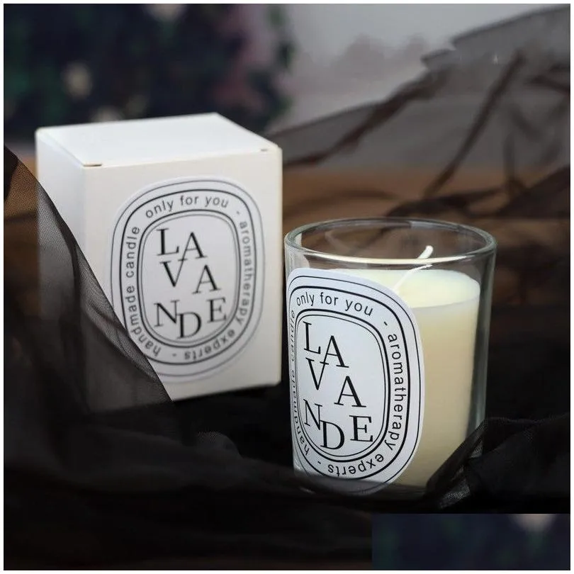 50g transparent aromatherapy candle 520 hand gift fragrance european romantic candle lamp holder gift