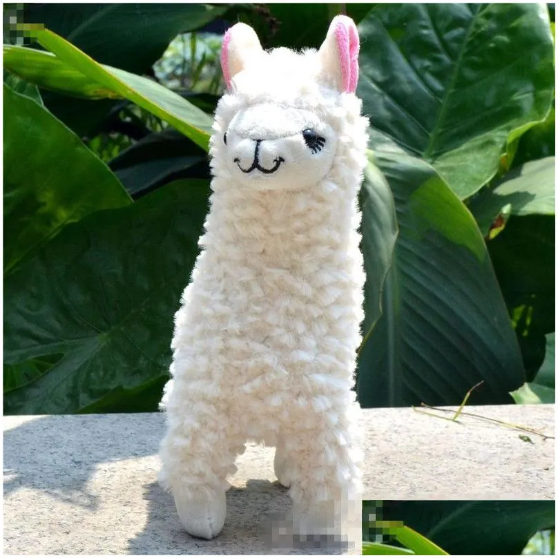 Stuffed & Plush Animals Kawaii Alpaca Plush Toys 23Cm Arpakasso Llama Stuffed Animal Dolls Japanese Toy Children Kids Birthday Christm Dhpuq