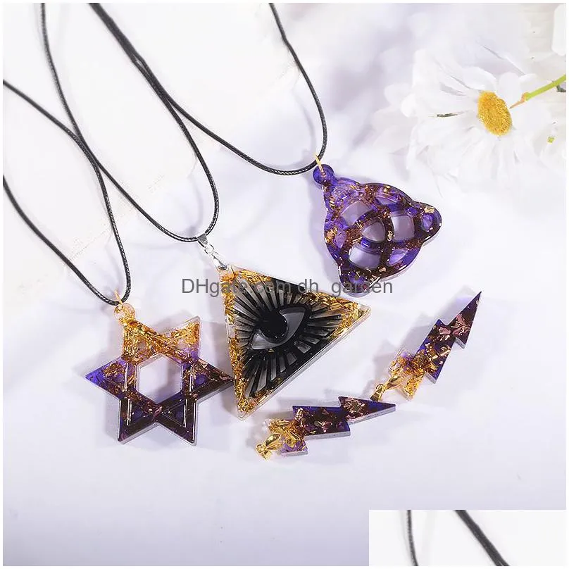 Molds Sile Jewelry Casting Molds Resin Pendant Necklace Mod With Shapes And Hole Drop Delivery Jewelry Jewelry Tools Equipmen Dhgarden Dh1Fc