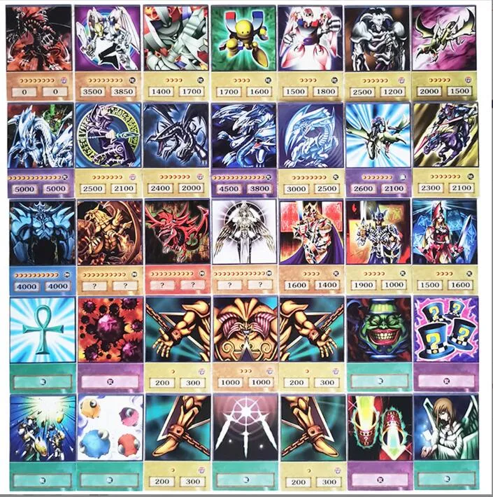yu-gi-oh diy cards duel monster arc blue-eyed white dragon dark archmage 100 cards