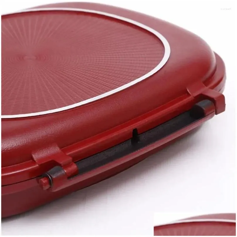 Pans Double Sided Grill Frying Pan Skillet Durable Nonstick Baking Tray Wok Cooking Pots Utensils Kitchen Accessories