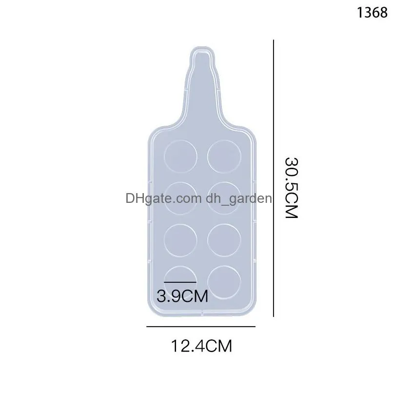 Molds Sile S Glasses Tray Resin Casting Mold Wine Glass Cup Rack Epoxy Mod Holder Drop Delivery Jewelry Jewelry Tools Equipme Dhgarden Dhotf