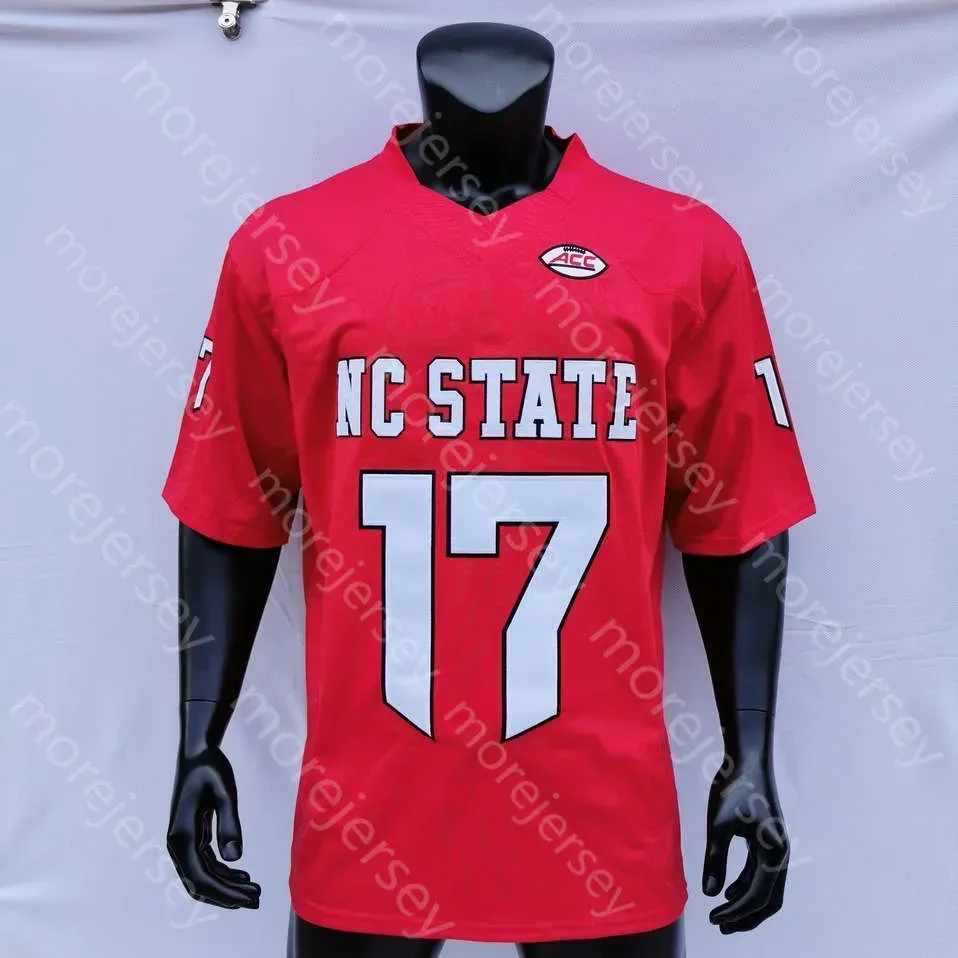 NC State North Carolina Wolfpack NCAA College Football Jersey Philip Rivers RUSSEL WILSON Devin Leary Pitts Jr. Demie Sumo-Karngbaye Thomas Chubb Carter Jones