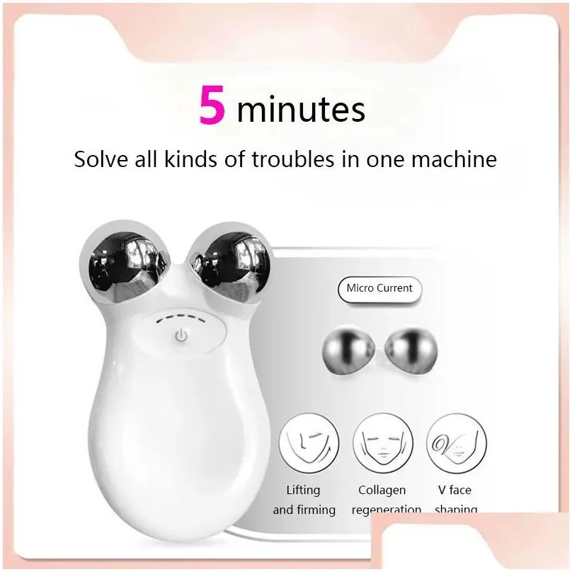 2023 Lifting Machine Skin Tightening Toning Set Microcurrent Masr Facial Beauty Antiaging Remove Wrinkle Mas Rnube Care Devices Ztoa