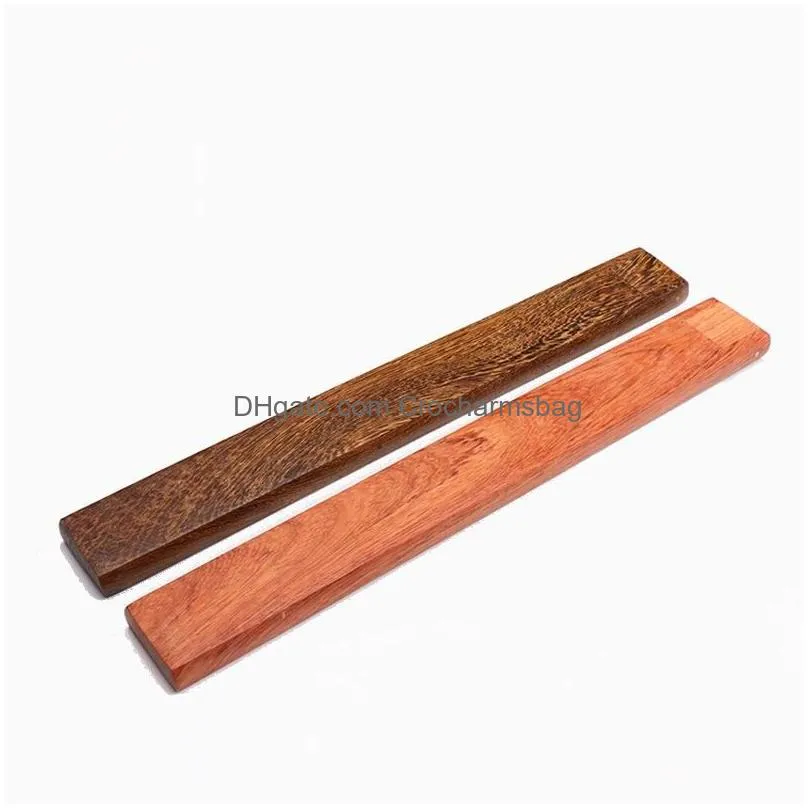 Fragrance Lamps 100Pcs Durable Rosewood Wenge Wood Incense Burner Censer Natural Wooden For Holder Home Decoration Drop Delivery Home Dh1Pj