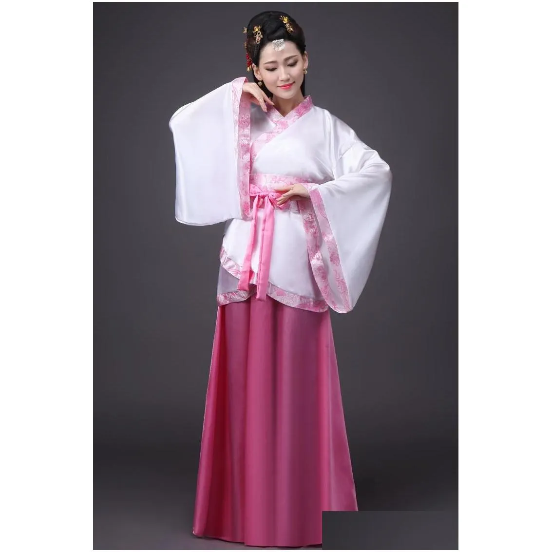 Hanfu National Chinese Dance Costume Men Ancient Cosplay Traditional Clothing For Women Clothes Lady Stage Dress