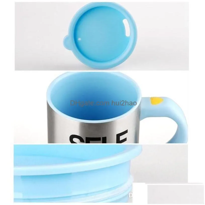 mugs juice self stirring drinkware bottles 400ml matic electric lazy mug cup coffee milk stainless steel mixing bh1388 drop delivery h