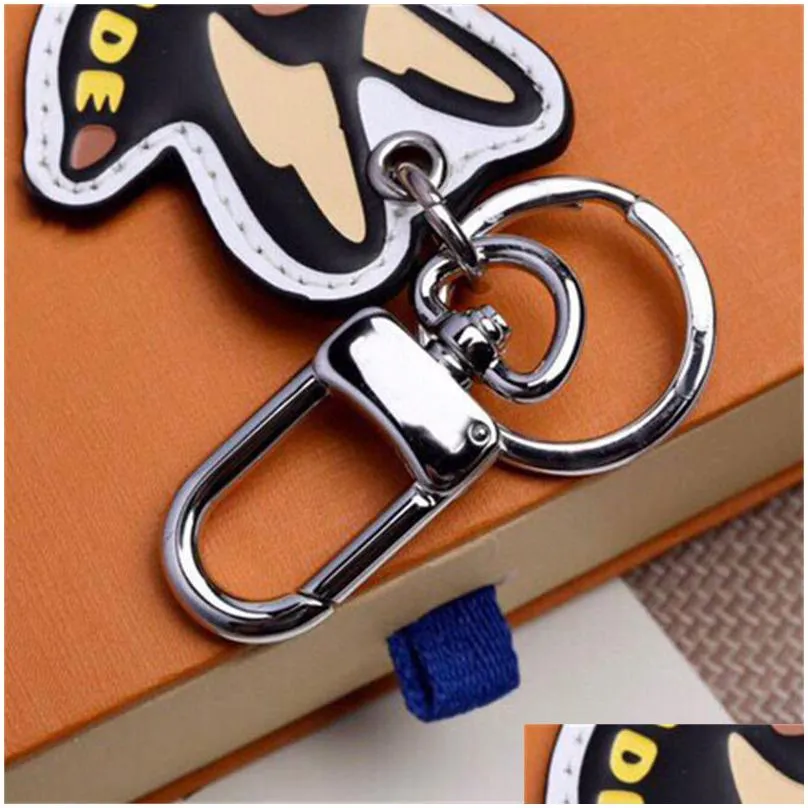 Keychains & Lanyards Designer Keychain Japanese Street Style Men Ladies Childrens Luxury Keychains Bags Car Pendants High Quality Dro Dhjgf