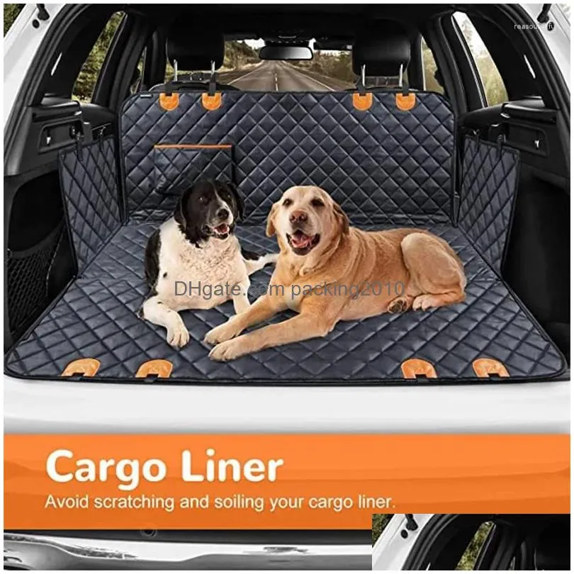 Dog Carrier Hammock Er Car Rear Waterproof Carriers Medium For Dogs Seat Small Pad Back Large Safety Travel Pet Mat Drop Delivery Dhl0E