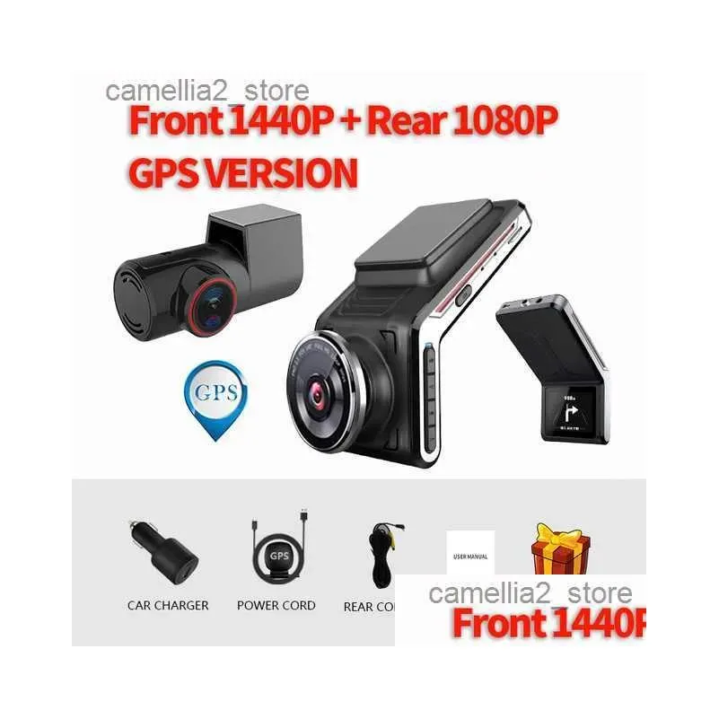 Car DVRs Sameuo U2000 dash cam front and rear 4k 2160P 2 camera CAR dvr dashcam Video Recorder Auto Night Vision 24H Parking Monitor