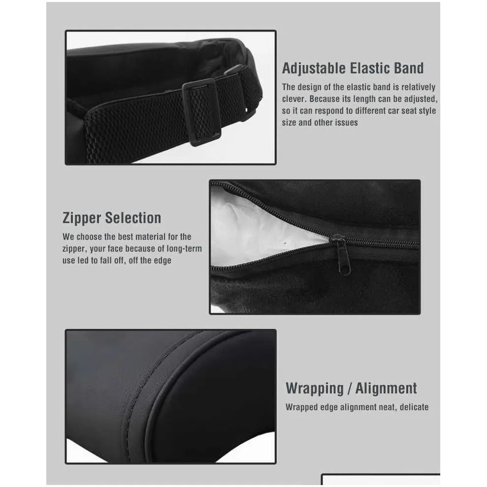 New Car Neck Pillow Headrest Pillow Auto Seat Neck Rest Car Seat Head Support Pillow For Tesla Model 3 /Y /S /X Model Y Accessories