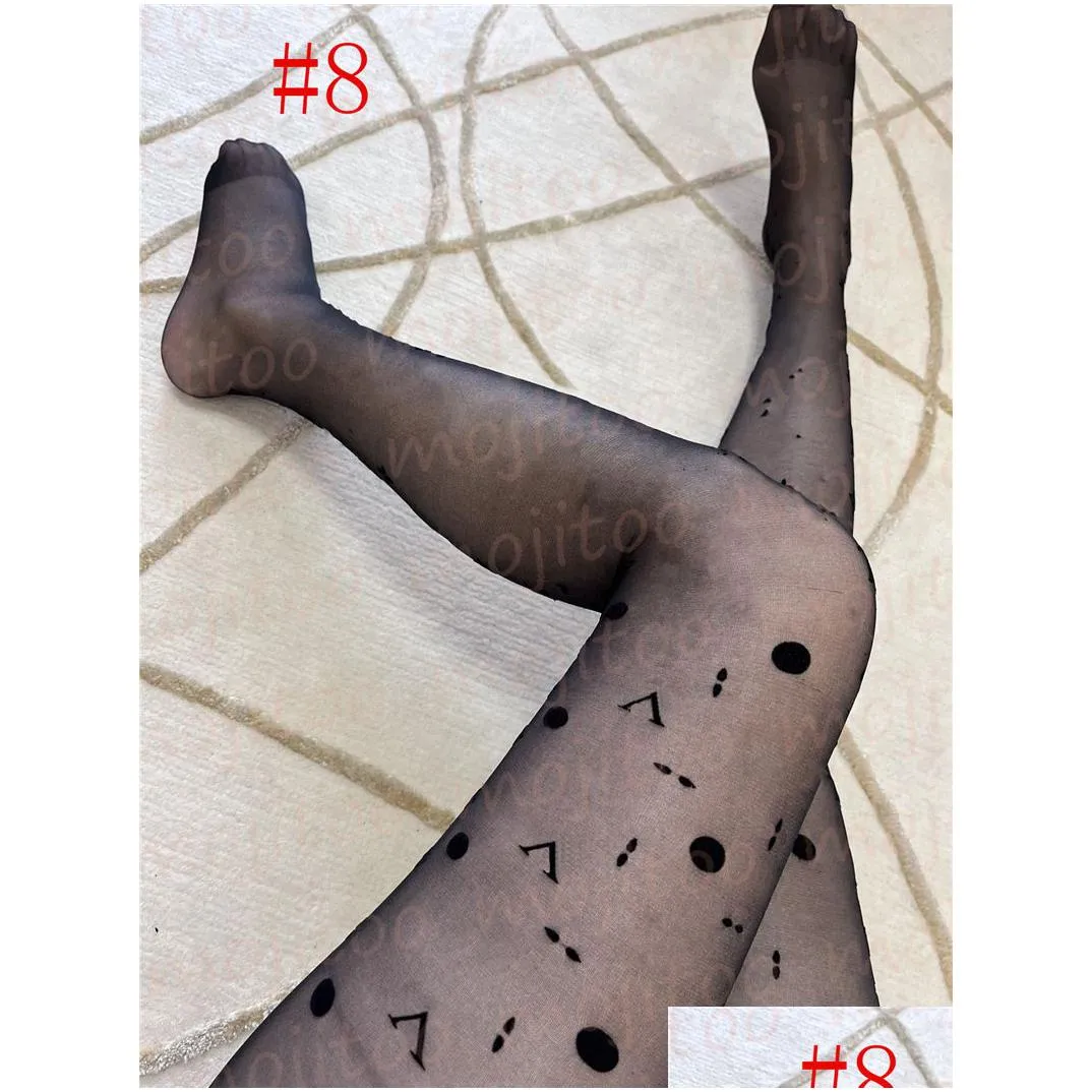 designer stockings womens tights socks luxury leggings design letters stretch net stocking sexy pantyhose for party