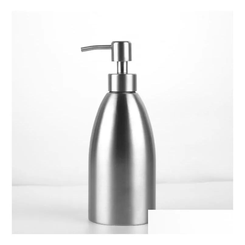 Furniture Accessories Home & Garden Kitchen Sink Stainless Steel Liquid Soap Shampoo Shower Dispenser 500Ml Drop Delivery 2021 Ivfq8