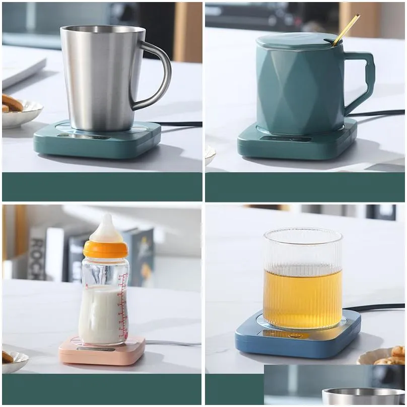 Coffee Mug Warmer Electric Coffee Warmer Heating Beverage Milk Tea Hot Chocolate Office Desk Use Coaster HW0101