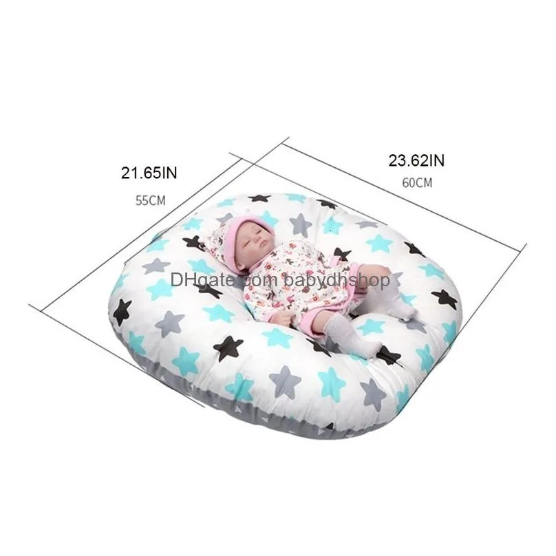 pillows baby bed bassinet nest born lounger basket portable cot crib travel cradle 230309