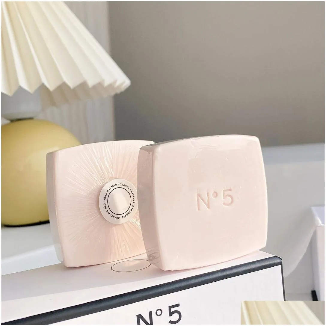 Brand pink number 5 Soap Les Savons Fragrance Scented Body Bath 5x75g Solid Perfume Fast Ship