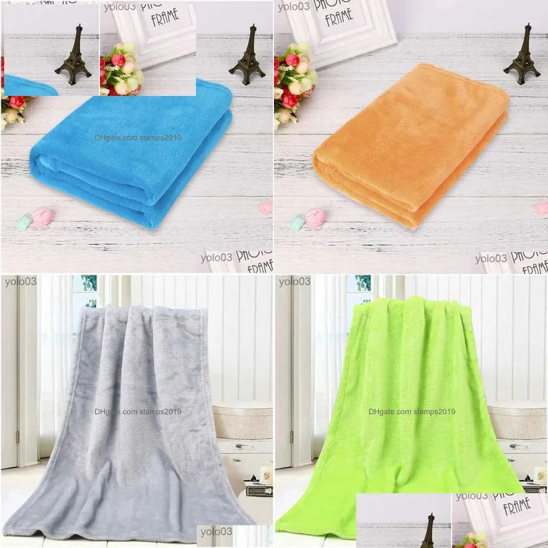 blankets 50x70cm fashion solid soft throw kids blanket warm coral plaid blankets flannel softest blanket in the world mid throw