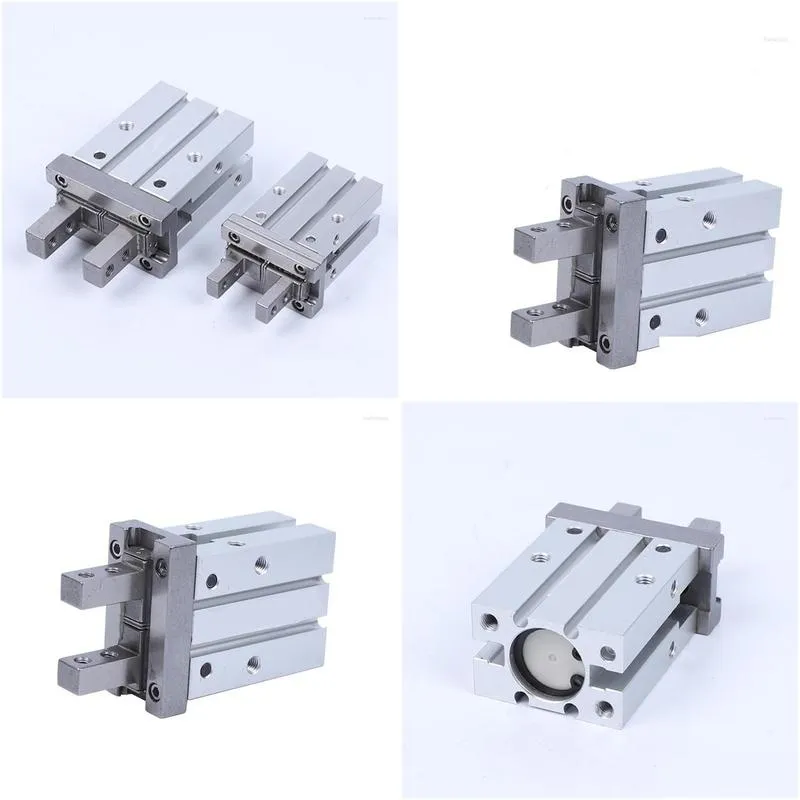 Pneumatic Tools Mask Machine Cylinder MHZ2 Double Acting Air Gripper MHZ2-10D 16D 20D 25D 32D 40D Alu. Clamps Finger