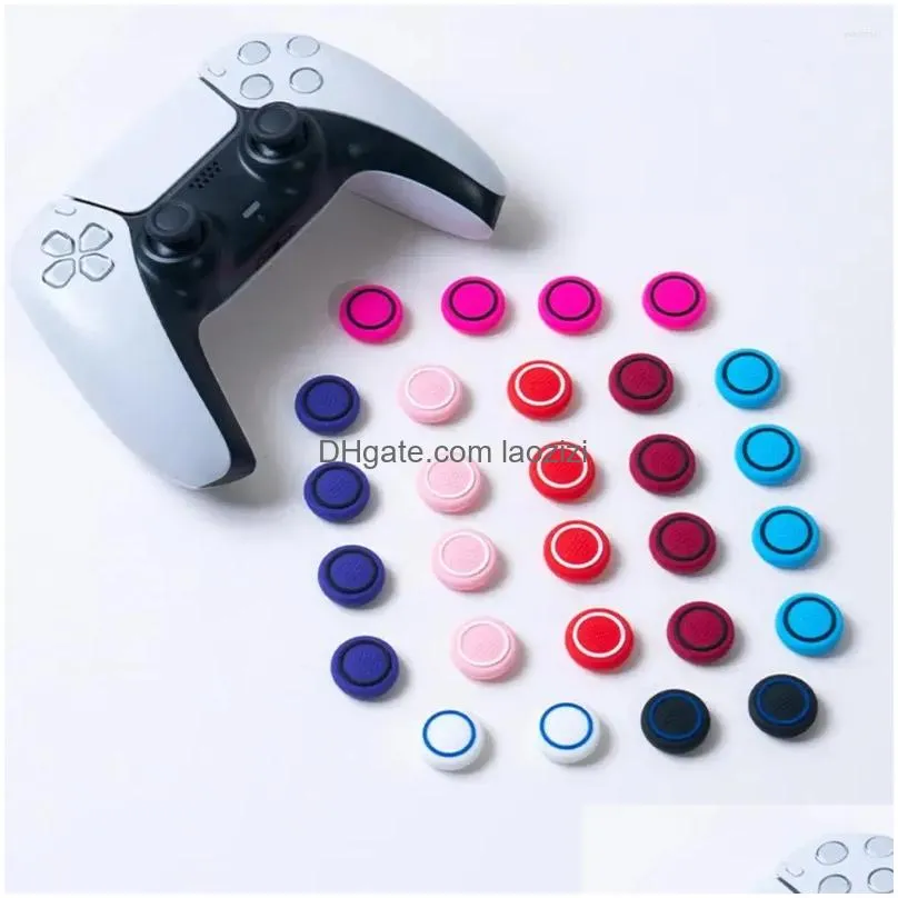 game controllers useful dust-proof bright-colored console gamepad joystick grip cover fine workmanship silicone rocker