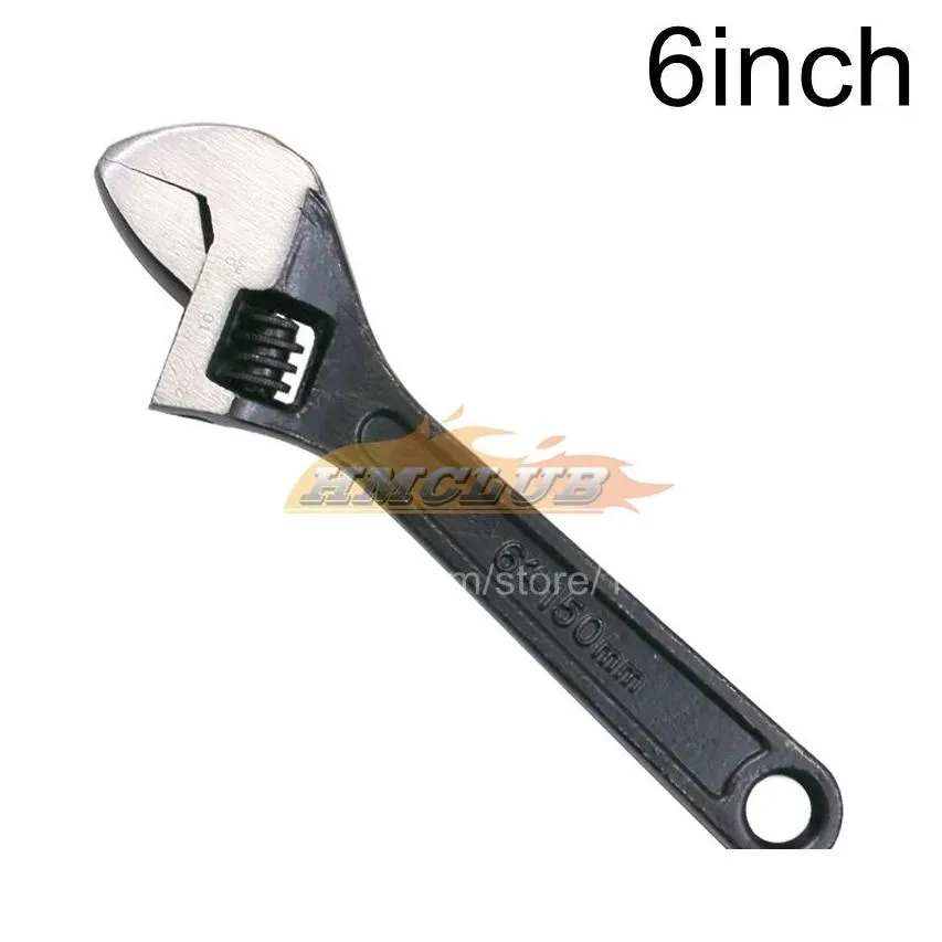 Hand Tools 1 Pcs Steel/2.5/4/6/8/10/12-Inch Monkey Wrench Mini Open-end Wrench Mini Tool Shifting Spanner 104HMCLUB