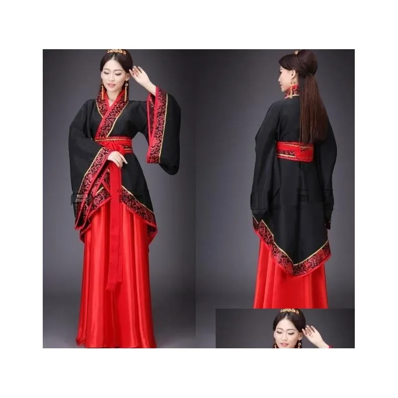 Hanfu National Chinese Dance Costume Men Ancient Cosplay Traditional Clothing For Women Clothes Lady Stage Dress