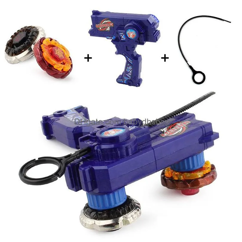  beyblades set 2pcs beyblades burst metal fusion toys with launcher handle sale set bey blade blade for child toy gift 201217