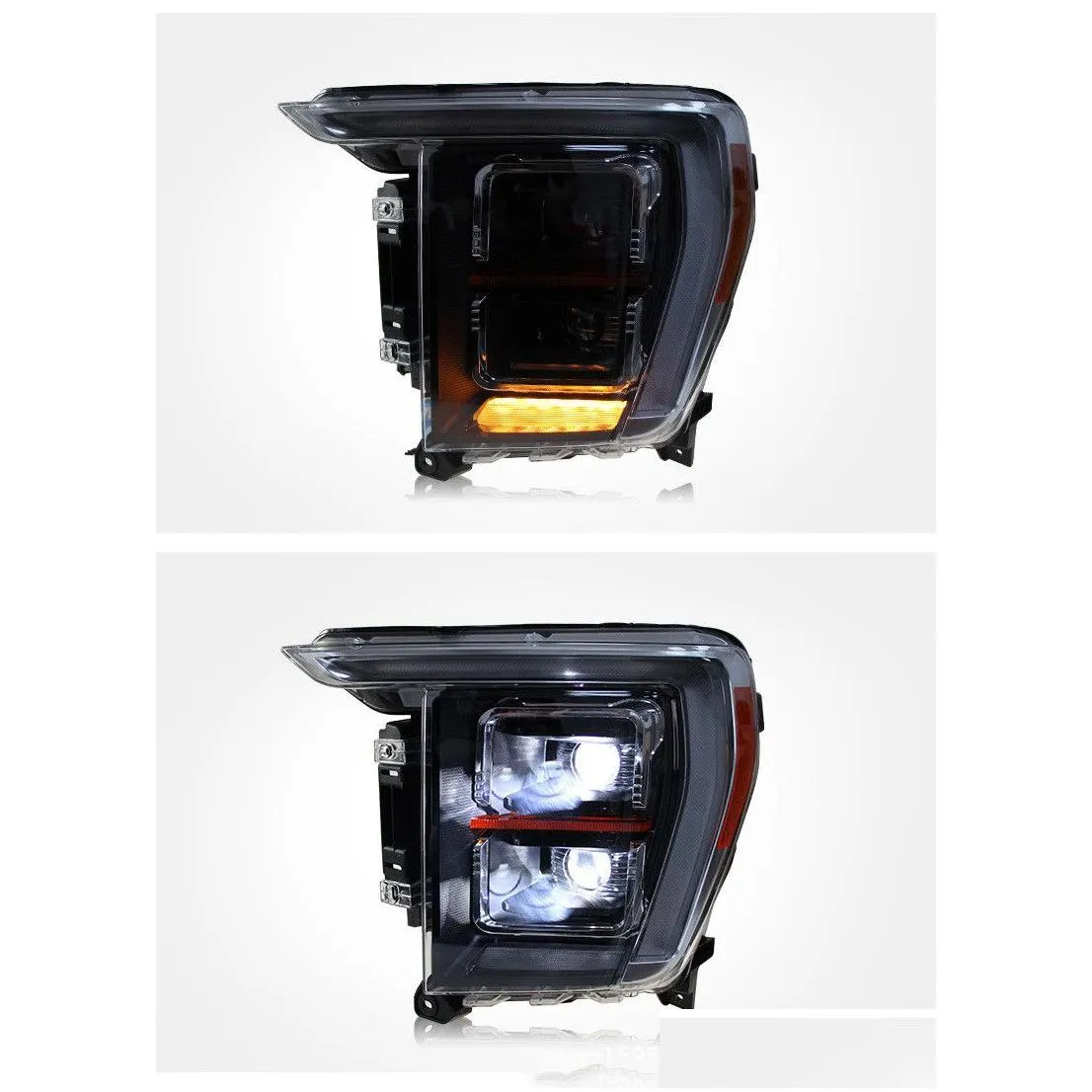 Car Headlight Assembly For Ford F-150 SVT Raptor 20 21-2023 LED Lens Headlights High Beam Signal Lamp