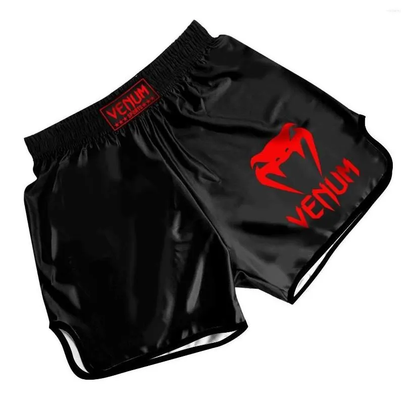 Men`s Shorts Boxing Muay Thai Kick Boxer Trunks MMA Men Fight Grappling Sportswear Quick Drying Training Short Pant