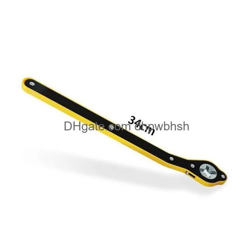 Car Labor-Saving Jack Ratchet Wrench Scissor Garage Tire Wheel Lug Handle Repair Tool Drop Delivery