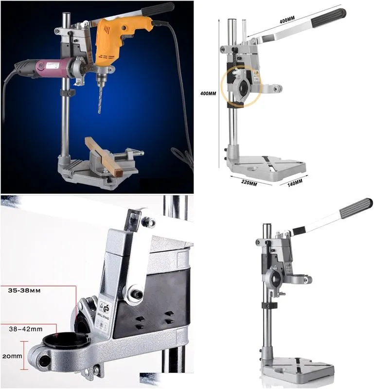 Bench Drill Press Stand Mini Adjustable Multifunction Bench Household FixingTool6848982