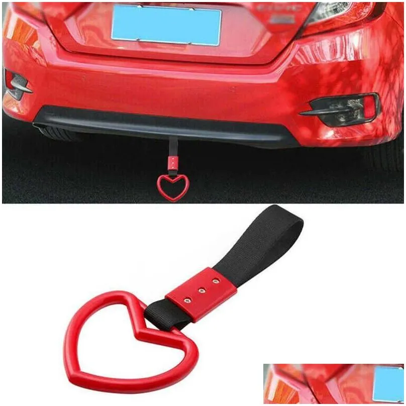 1 PCS Tsurikawa Ring Heart JDM Train Bus Handle Hand Strap Drift Charm Strap Drift Auto Accessories Car Styling